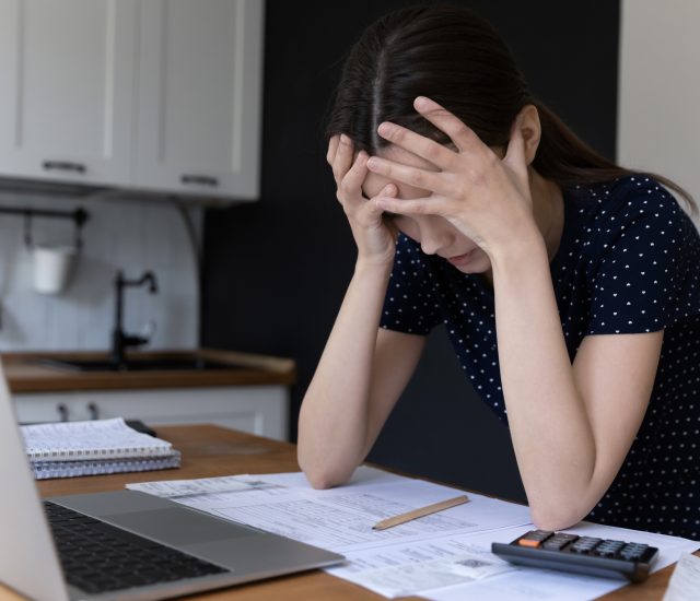 Anxiety about being broke