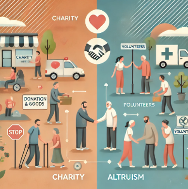 Charity vs. Altruism