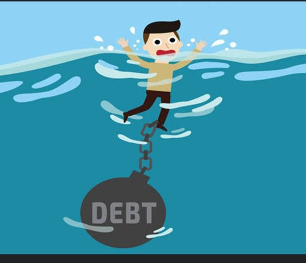 Drowning in debts