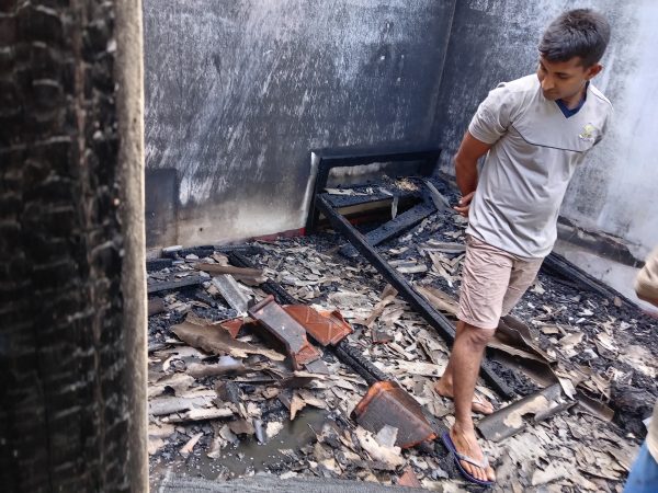 To rebuild a house that was destroyed by fire